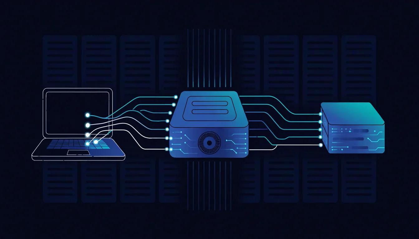 Sơ đồ Nginx nhận yêu cầu từ người dùng và chuyển tiếp đến ứng dụng trên VPS