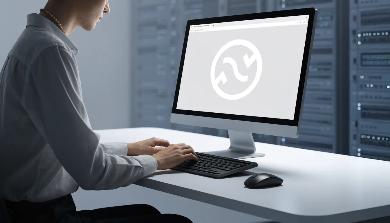 Quản trị viên kiểm tra thông báo website từ chối truy cập