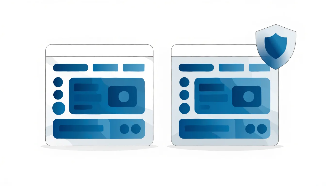 Minh họa website WordPress chính và bản staging được tách riêng để thử nghiệm