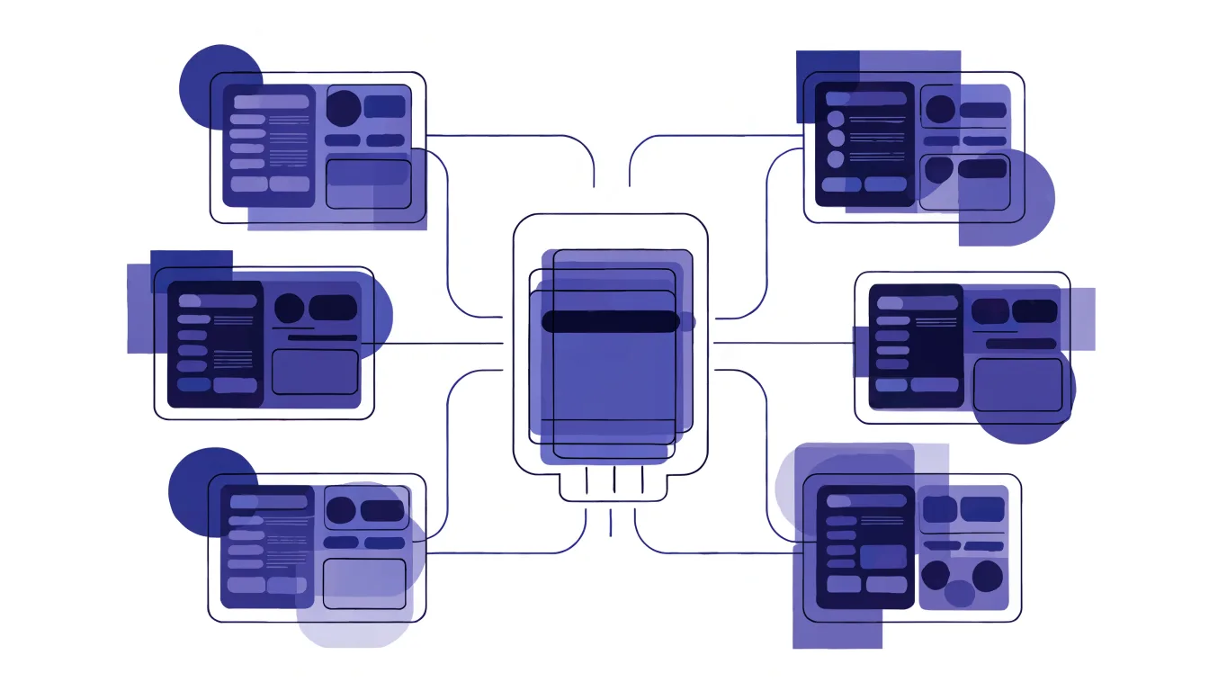 Sơ đồ một hệ thống quản lý nhiều website WordPress
