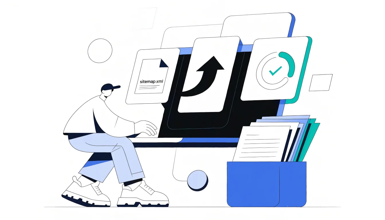 Minh họa gửi sitemap và kiểm tra trạng thái trên Search Console