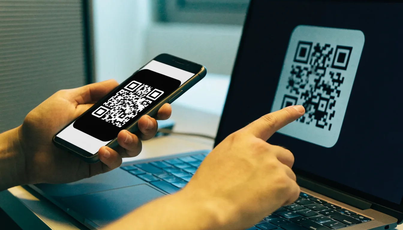 Quét mã QR để kết nối ứng dụng xác thực với WordPress