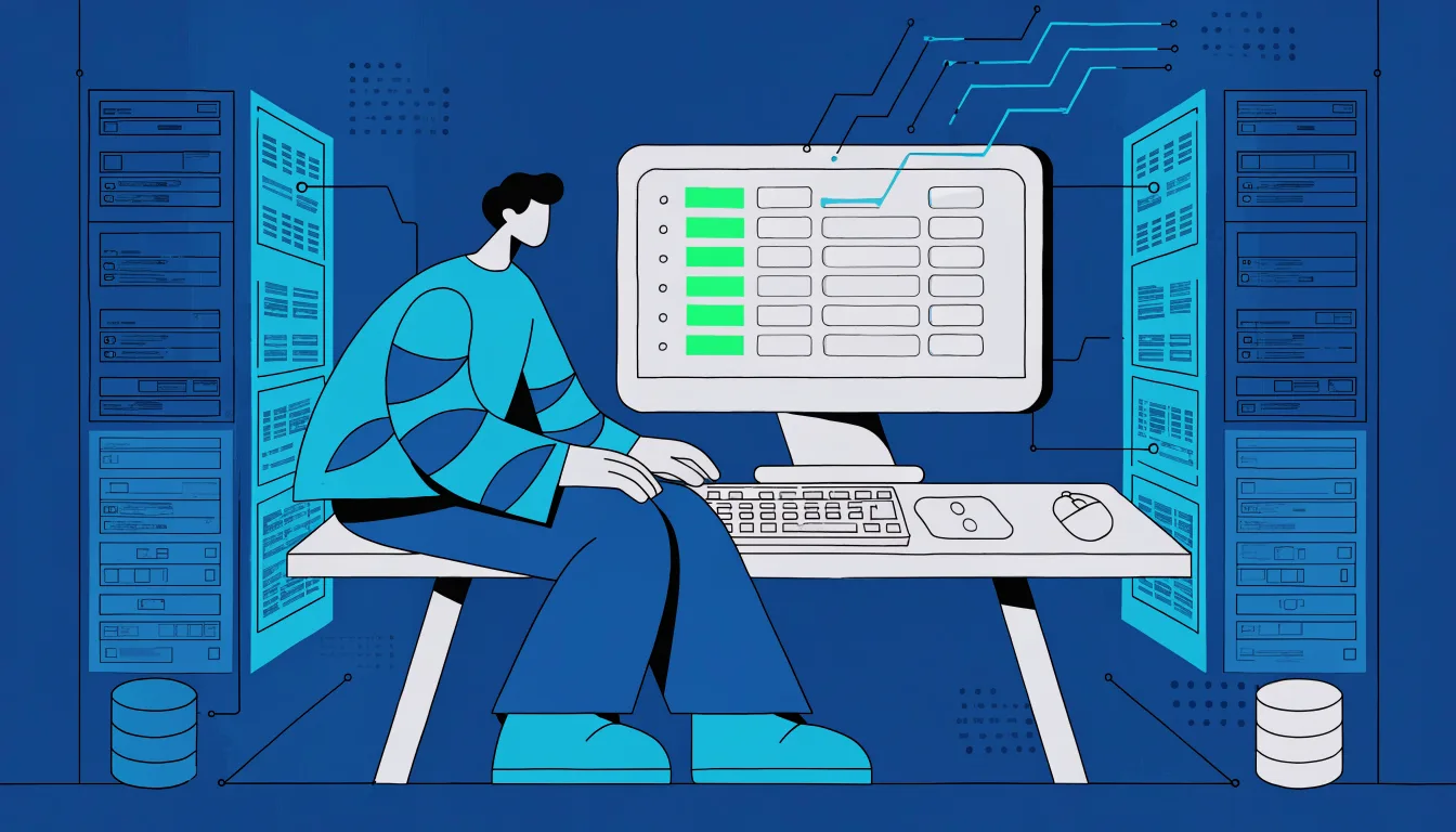Quản trị viên xem nhật ký truy vấn chậm MySQL trên màn hình
