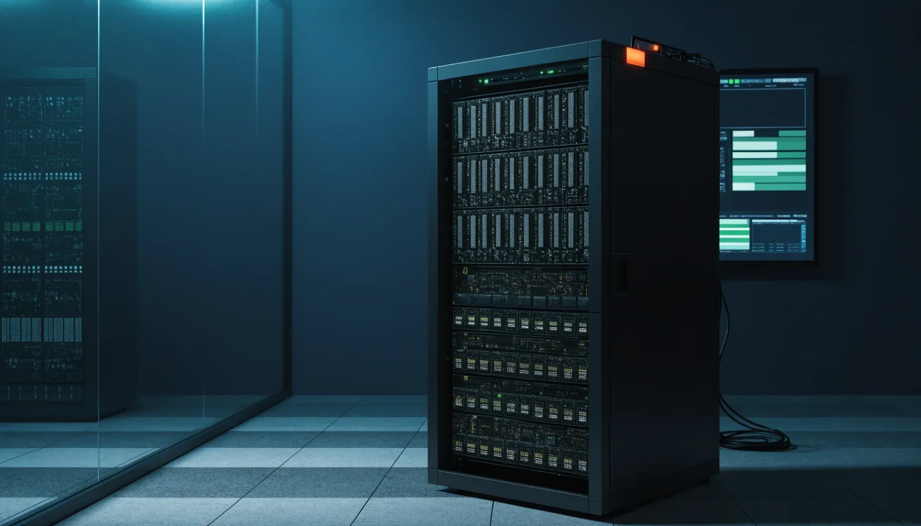 Máy chủ VPS minh họa cơ chế Linux OOM Killer khi thiếu RAM